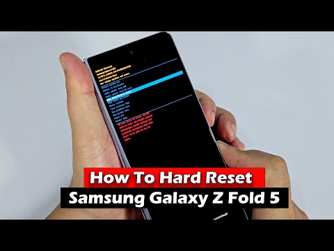 How To Hard Reset Samsung Galaxy Z Fold 5