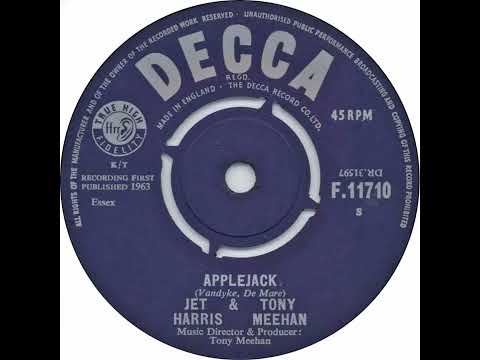 UK New Entry 1963 (187) Jet Harris & Tony Meehan - Applejack