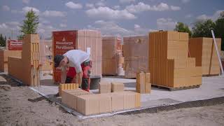 Pustak ceramiczny Porotherm 44 Dryfix szlifowany z zaprawą Wienerberger (Foto 3)