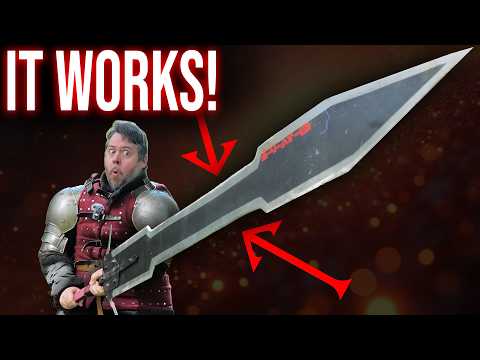 IT WORKS! a real COMBAT READY giant SWORD!