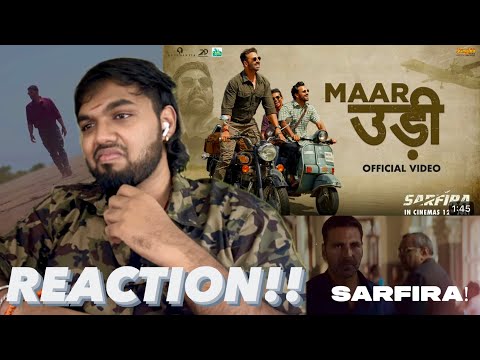 The Spirit of Sarfira - Maar Udi | REACTION | Akshay K | Paresh Rawal | GV Prakash | Manoj Muntashir
