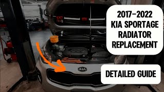 RADIATOR REPLACEMENT ON KIA SPORTAGE  2017-2022 @WrenchingRyan
