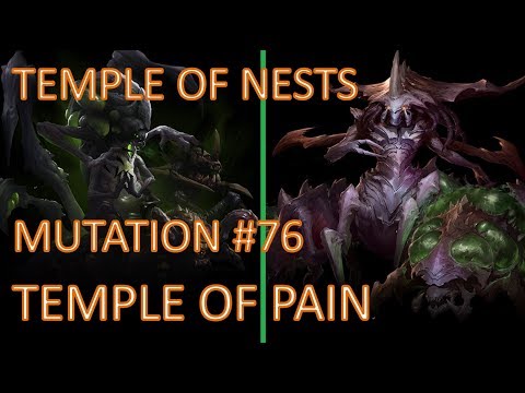 [Mutation #76] Temple of Pain - Temple of Nests - Abathur + Zagara (Brutal) Starcraft 2 Coop