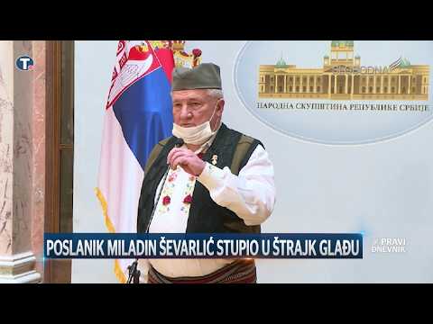 Poslanik Miladin Ševarlić stupio u štrajk glađu (Pravi Dnevnik 10. maj 2020.)