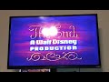 Closing To Pinocchio 1993 VHS