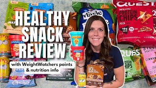 Healthy Snack Review | Trying New Healthy Low Point Foods | WeightWatchers Points, Calories & Macros