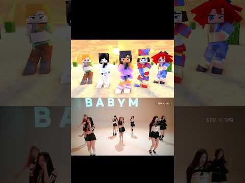 Epic Sheesh Dance Battle: Minecraft vs Real ft. Babymonster