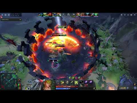 Enchantress MID Lane GOD 15-0 Highlights DOTA2 7.23
