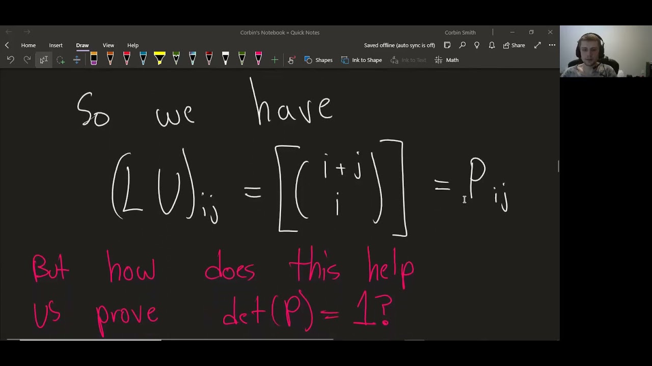 Determinants of Pascal Matrices