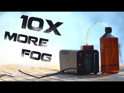 How To Make a Cheap Fog Machine 10 Times More Powerful