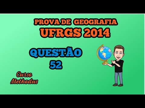 52 of 2014 from the UFRGS Geography test - Mark with T (true) or F (false) the following
