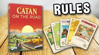 How to play CATAN ON THE ROAD card game (official rules, instructions and gameplay) | Spielregeln TV