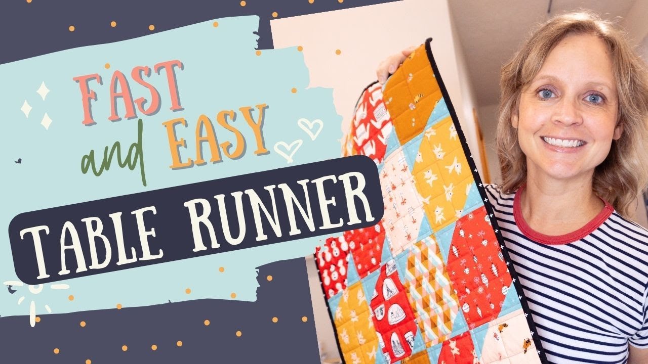 Let's quilt a table runner real quick!