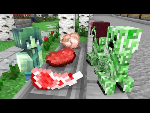 Monster School  Baby Wither Skeleton Please Go Home  Sad Story  Minecraft Animation