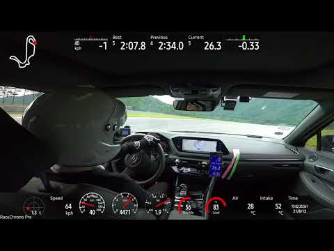 인제스피디움 2021.08.13 14:50 9세션 2:05:39 쏘나타 N라인 Inje Speedium Full 210813 Session9 Sonata Nline