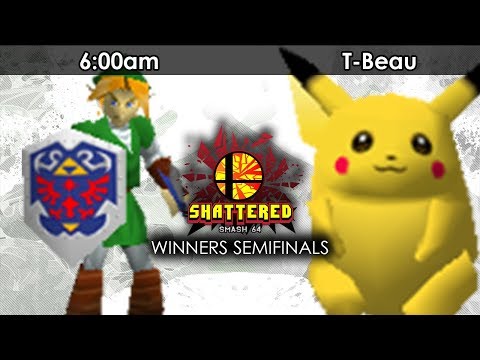 Smash 64: SMT | 6:00am (Link) V T-Beau (Pikachu) - Shattered 107 Tournament SSB64