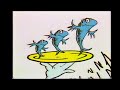 Dr Seuss Beginner Book Video One Fish Two Fish Red Fish Blue Fish 1989 VHS