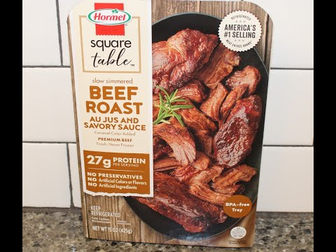 Hormel Square Table: Beef Roast Au Jus & Savory Sauce...