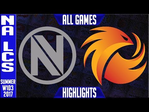 NV VS P1 ALL GAMES Highlights | NA LCS W1D3 Summer 2017 | Team Envy vs Phoenix1