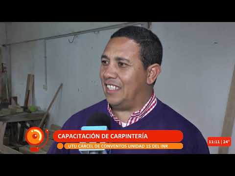 Cerro Largo: reclusos se forman en carpintería rural y producen mobiliario en la Unidad 15