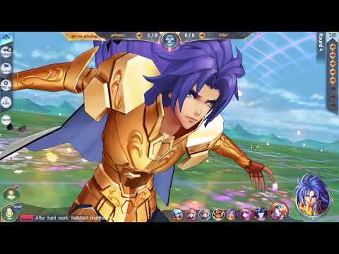 Saint Seiya train hall battle - Saint Seiya Awakening battle gameplay - Gemini saga , Athena , Ailos