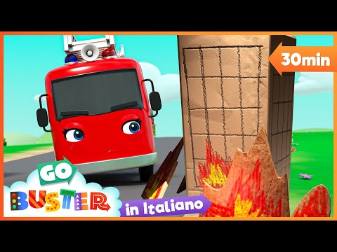 Emergenza Incendio  | + 30min Go Buster in Italiano - Cartoni animati per bambini