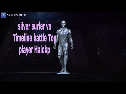 Silver Surfer vs timeline battle top player halokp - marvel future fight