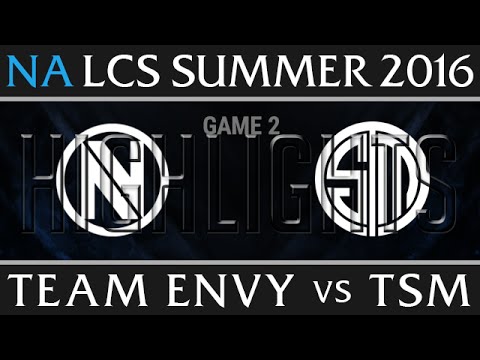 TSM vs Team Envy Game 2 Highlights - NA LCS Week 4 Day 3 Summer 2016 - TSM vs NV G2