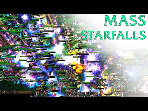 MASS STARFALLS  | Footmen Vs Grunts | W3