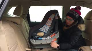 How To Install: Graco Contender/Admiral 65 REAR facing  (subtitles)