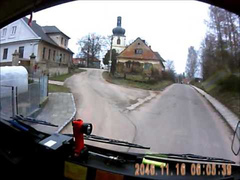 Požár kůlny Sovětice 28. 2. 2016