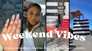 VLOG | Shop with me, new beauty products, Target haul, Church, car chit chat, Sephora haul