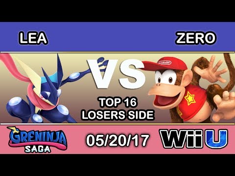 2GGC: Greninja Saga - Lea (Greninja) Vs. TSM | ZeRo (Diddy Kong) Top 16 Losers Side