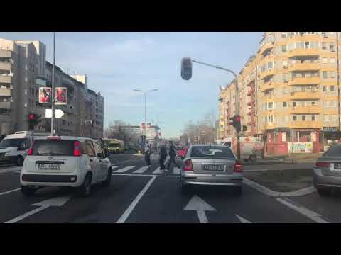 Linija 17 Konjarnik - Zemun (gornji grad) time lapse Beograd