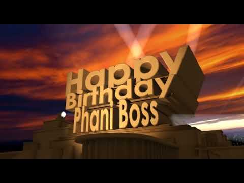 Happy Birthday Phani Boss