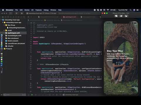 Travel Onboarding Screen App