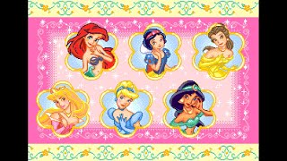 Sega Pico Game: Disney Princess - Suteki ni Lesson! Hiragana-Katakana (2004 Sega Toys)