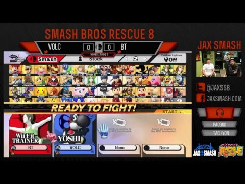 Jax Smash Weekly 4/21/16 - Volc(Yoshi) Vs. BT(Wii Fit) WQ