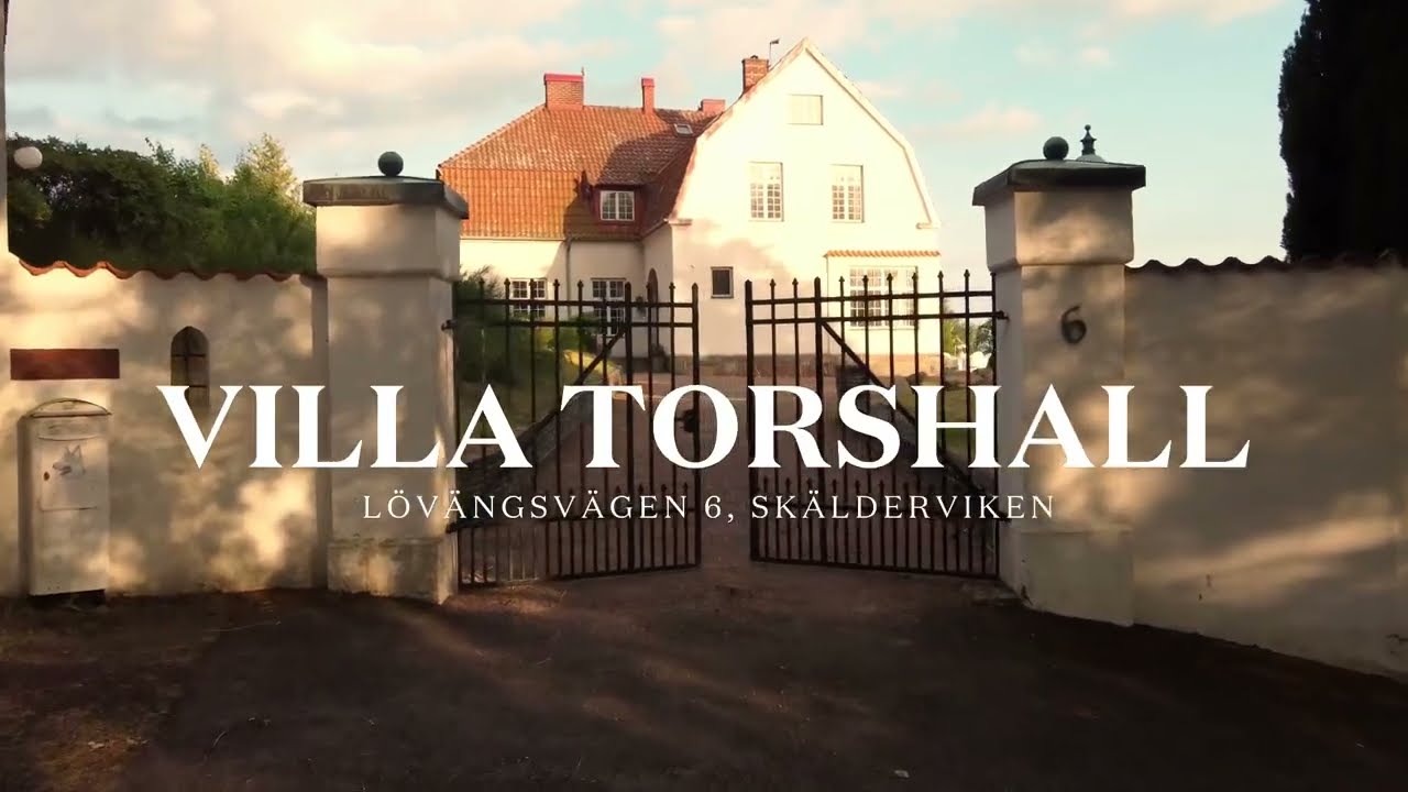 13 rum Villa på Lövängsvägen 6 Skälderviken Ängelholms kommun - video