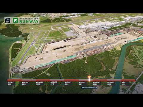 Brisbane's New Runway - Construction Timelapse