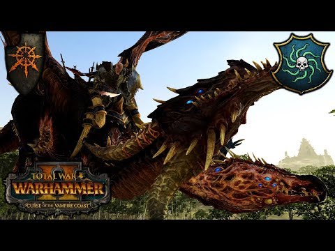 CHAOS AIR FORCE - Warriors of Chaos vs. Vampire Coast - Total War Warhammer 2