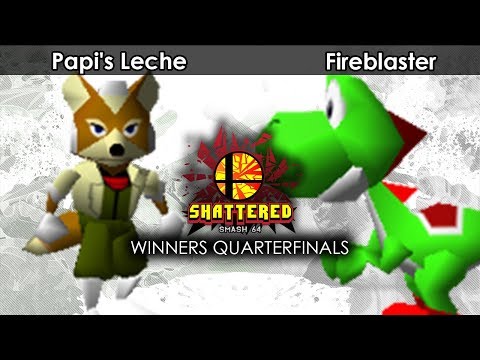 Smash 64: IB4DUAL | Papi's Leche (Fox) V Fireblaster (Yoshi) - Shattered 103 Tournament SSB64