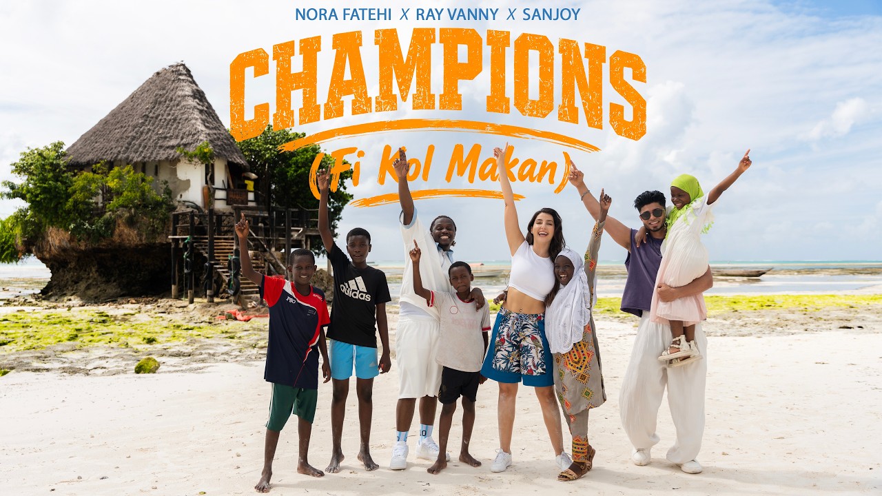 Champions – Fi Kol Makan Lyrics – Nora Fatehi, Rayvanny