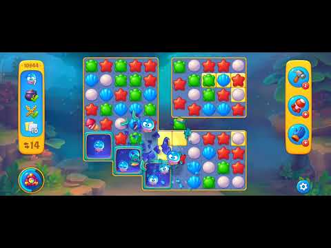 Fishdom Level 10944 | Chain Breaker Strategy | Smart Moves & Satisfying Combos 🧠🐟