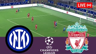 🔴Inter Milan vs Liverpool LIVE. UEFA Champions League 25/26 Full Match - Simulation Video Games