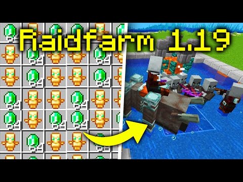 Minecraft Raid Farm bauen Tutorial 1.19 - Raid Farm bauen in Minecraft 1.19 Tutorial