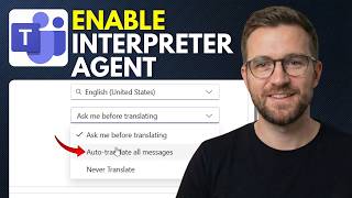 How to Enable Interpreter Agent in Microsoft Teams For Live Meeting Tr