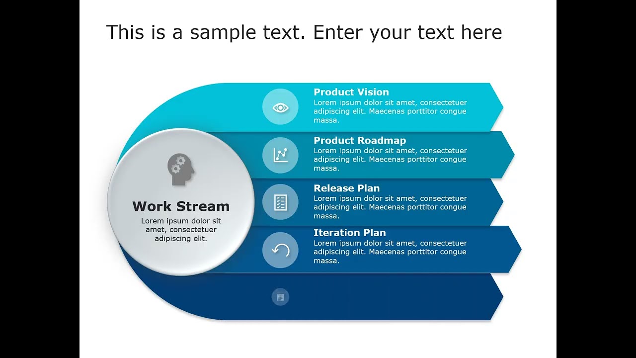 Animated Workstream plan template | SlideUpLift