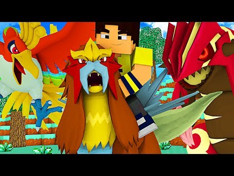 ESCOLHENDO LENDÁRIOS TIPO FOGO - Disputa Pokemon (Minecraft)