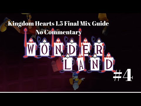 Kingdom Hearts 1.5 - Walkthrough Gameplay Part 4 - Wonderland (Full Game) No Commentary